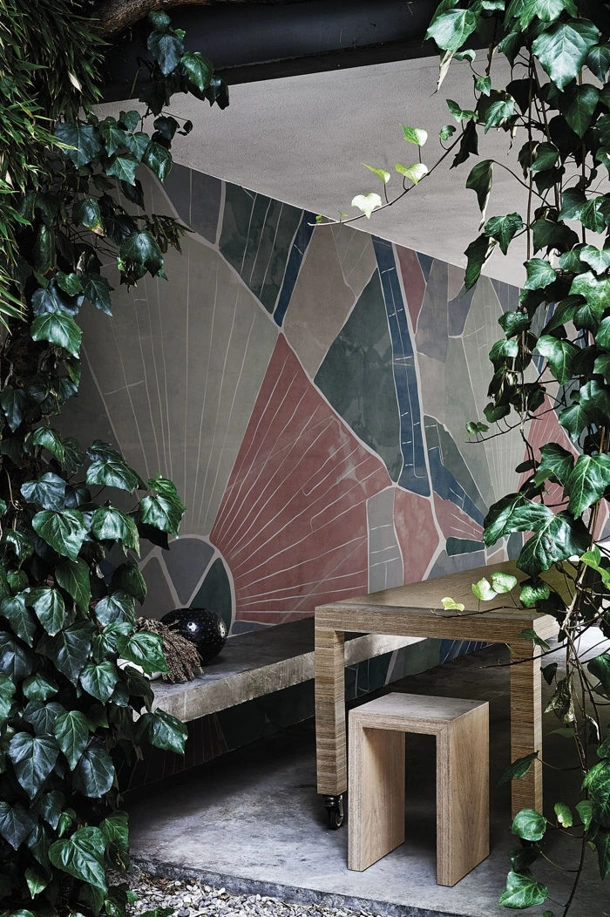 Carta da parati Above the Fields di London Art