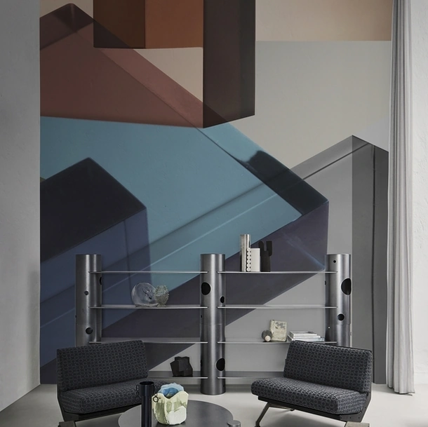 Carta da parati geometrica Cubic di Wall&Decò