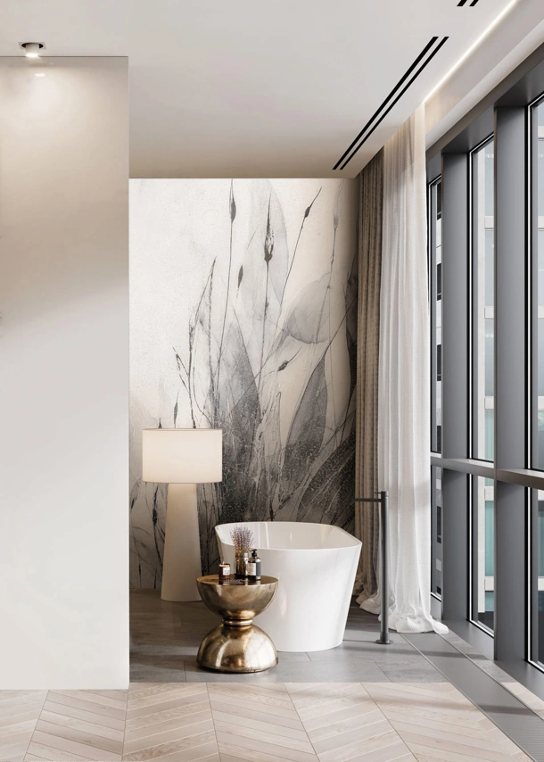 Carta da parati Ethereal Canvas di London Art