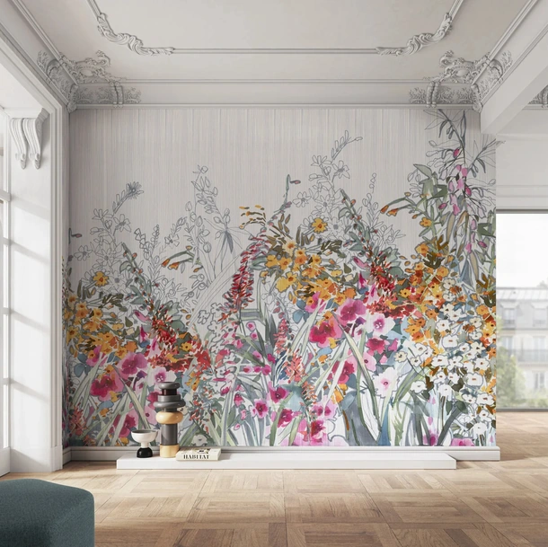 Carta da parati Hibiscus di Glamora