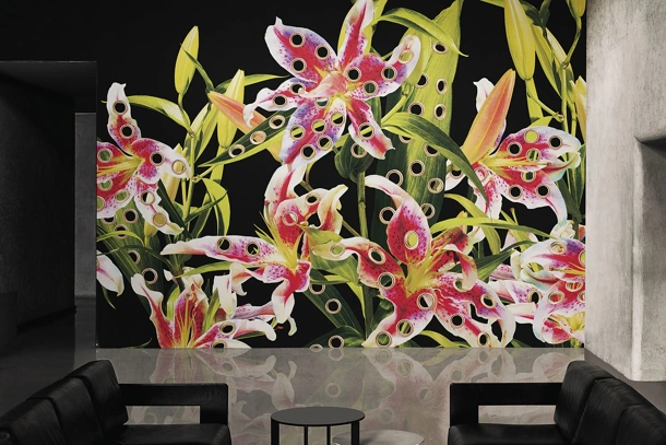 Carta da parati Holes of Paradise di London Art