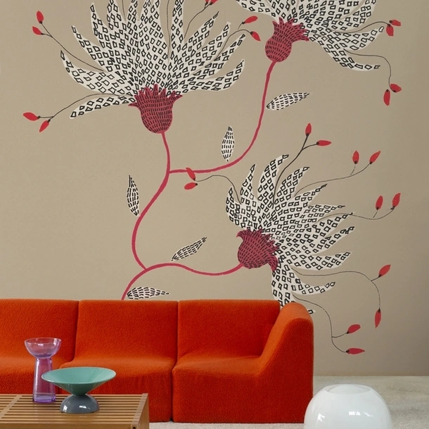 Carta da parati floreale In Choro Florum di Wall&Decò
