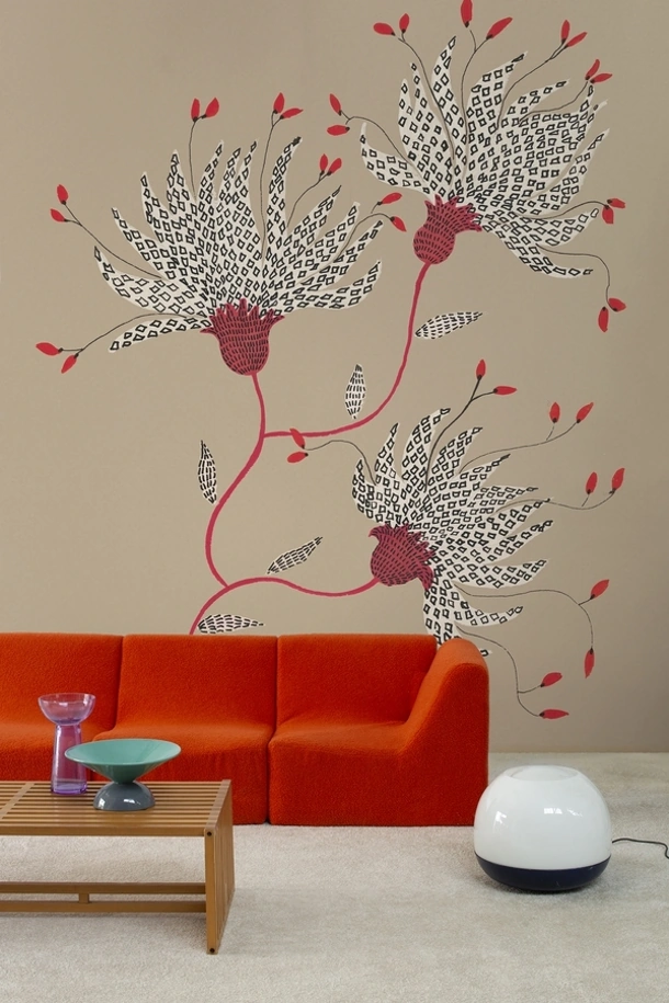 Carta da parati floreale In Choro Florum di Wall&Decò