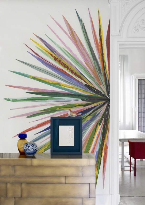 Carta da parati dai colori vivaci Watashi No Ai di Wall&Decò