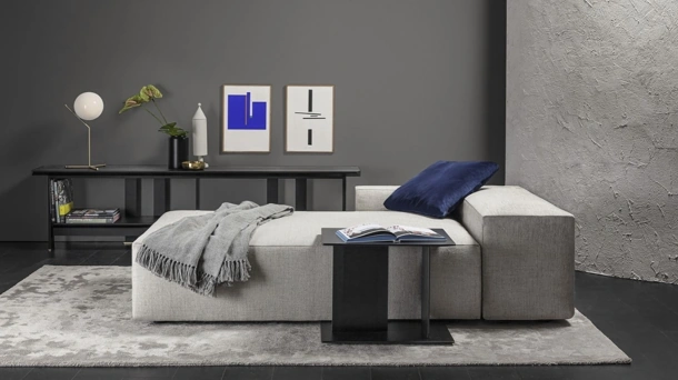 Tavolino laccato opaco Cube di Vibieffe