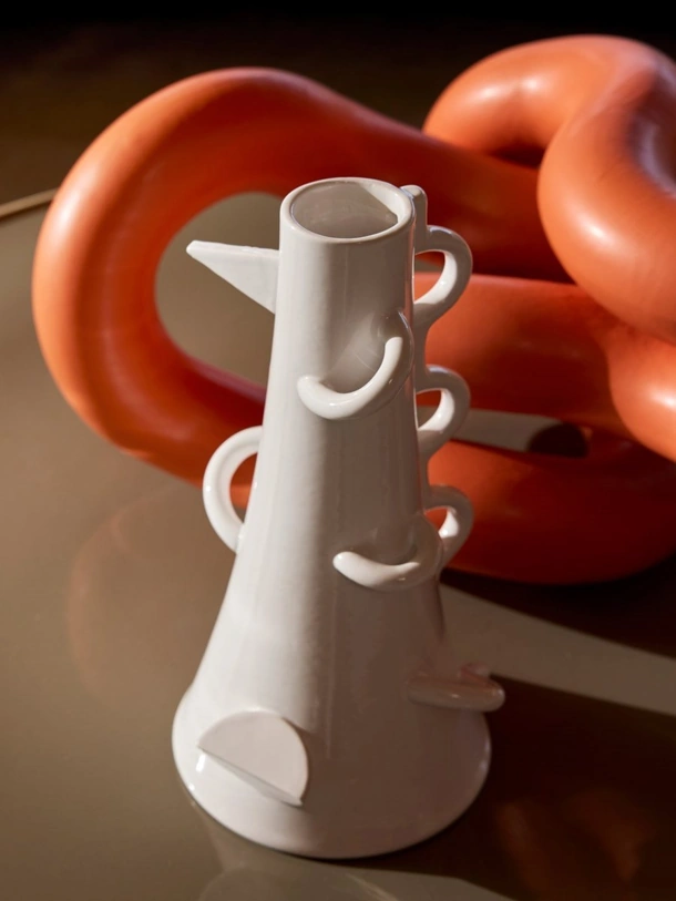 Vaso in ceramica Dealbata 9552 di Zanotta
