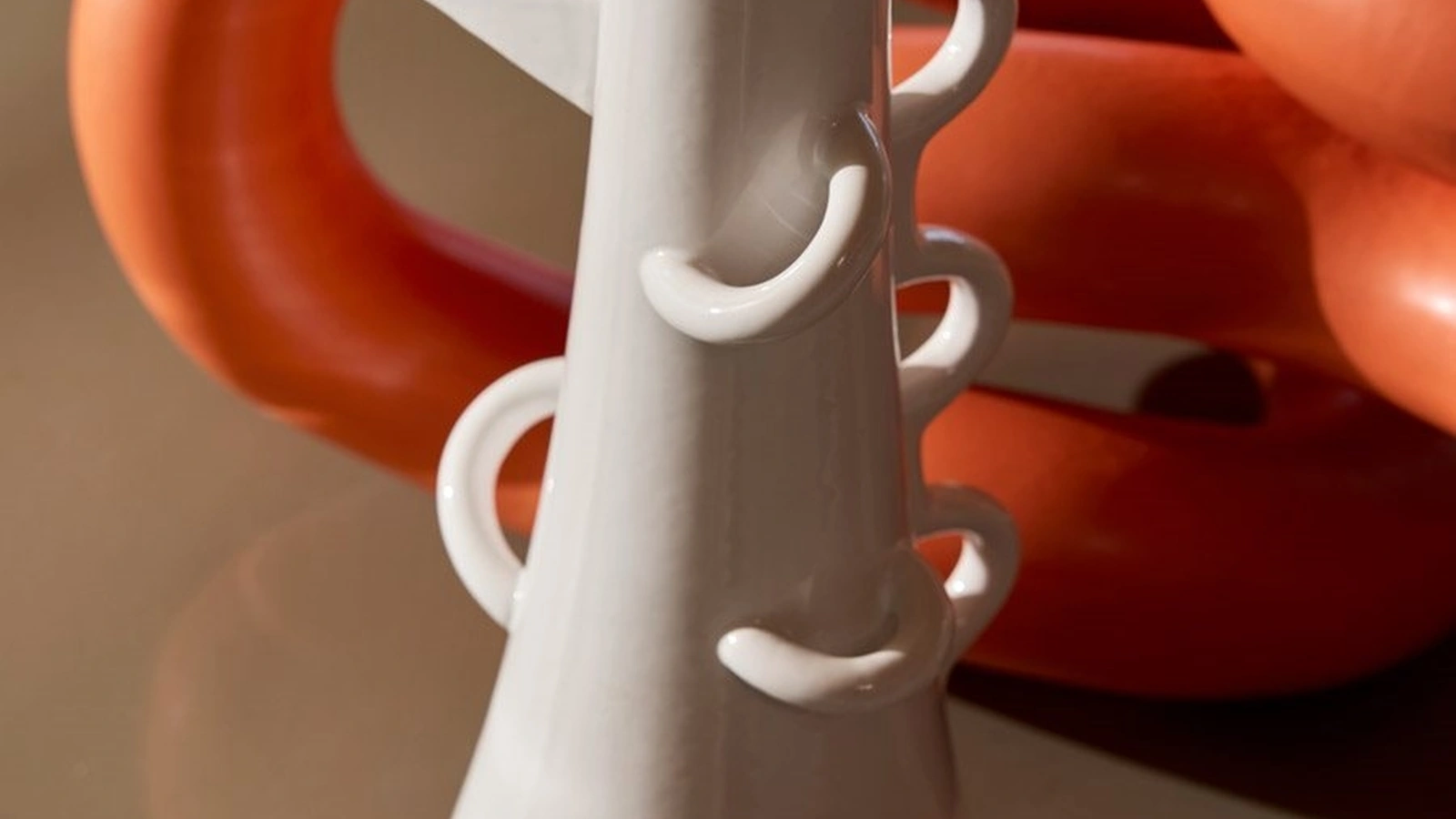 Vaso in ceramica Dealbata 9552 di Zanotta