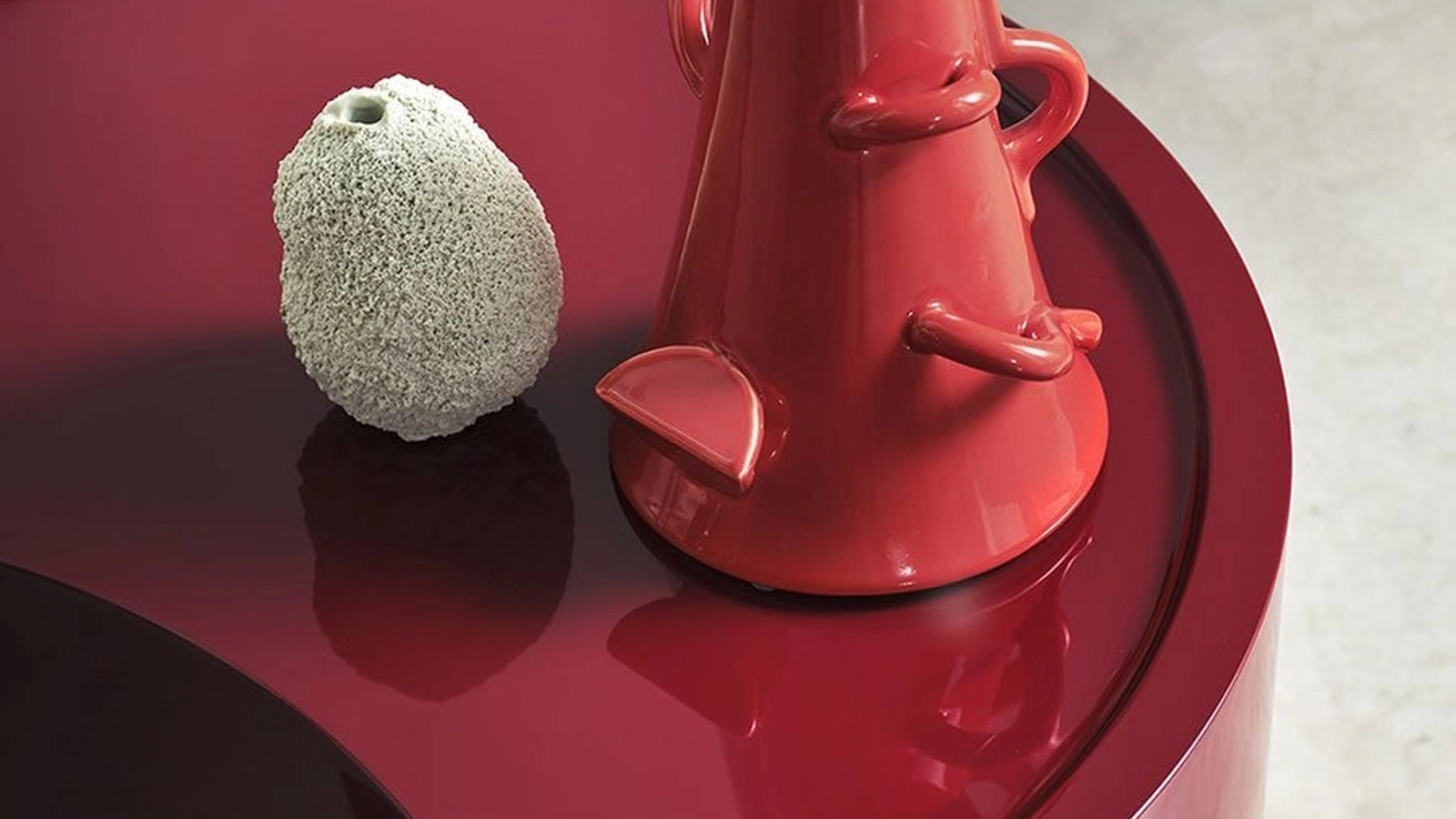 Vaso in ceramica Dealbata 9552 di Zanotta