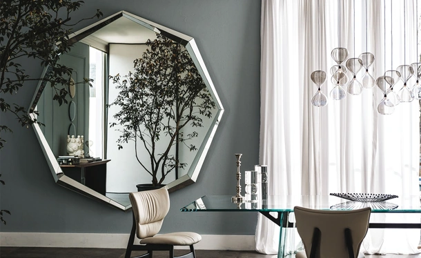 Specchio Emerald Magnum in cristallo specchiato di Cattelan Italia