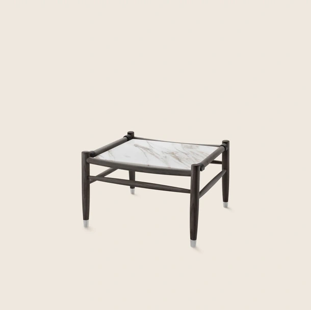 Tavolino in marmo e legno Tessa di Flexform