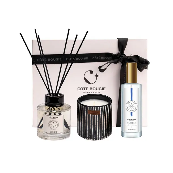 Gift Box fragranza Mandarino Majorelle di Côté Bougie