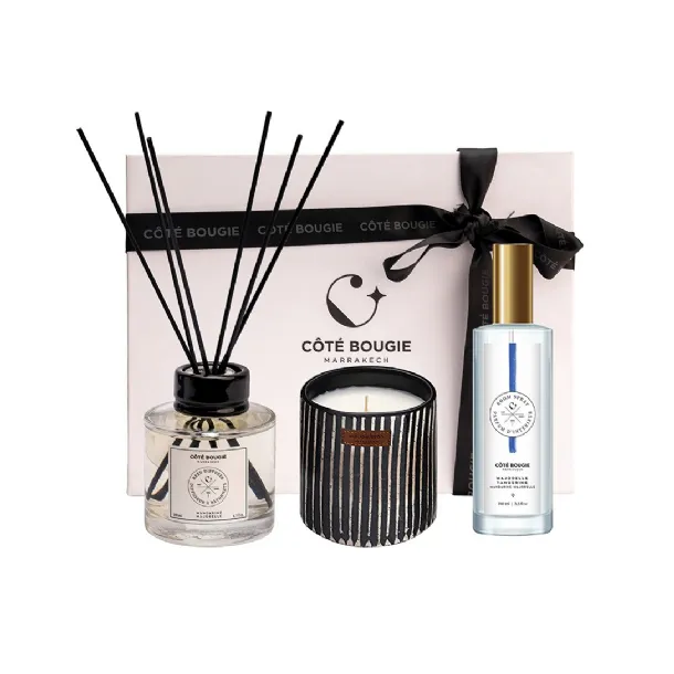 Gift Box fragranza Mandarino Majorelle di Côté Bougie