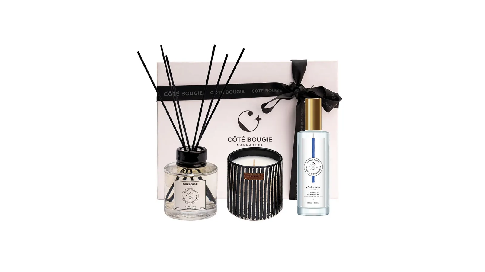 Gift Box fragranza Mandarino Majorelle di Côté Bougie