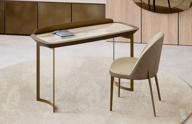Scrittoio Icon desk con top in ceramica di Eforma