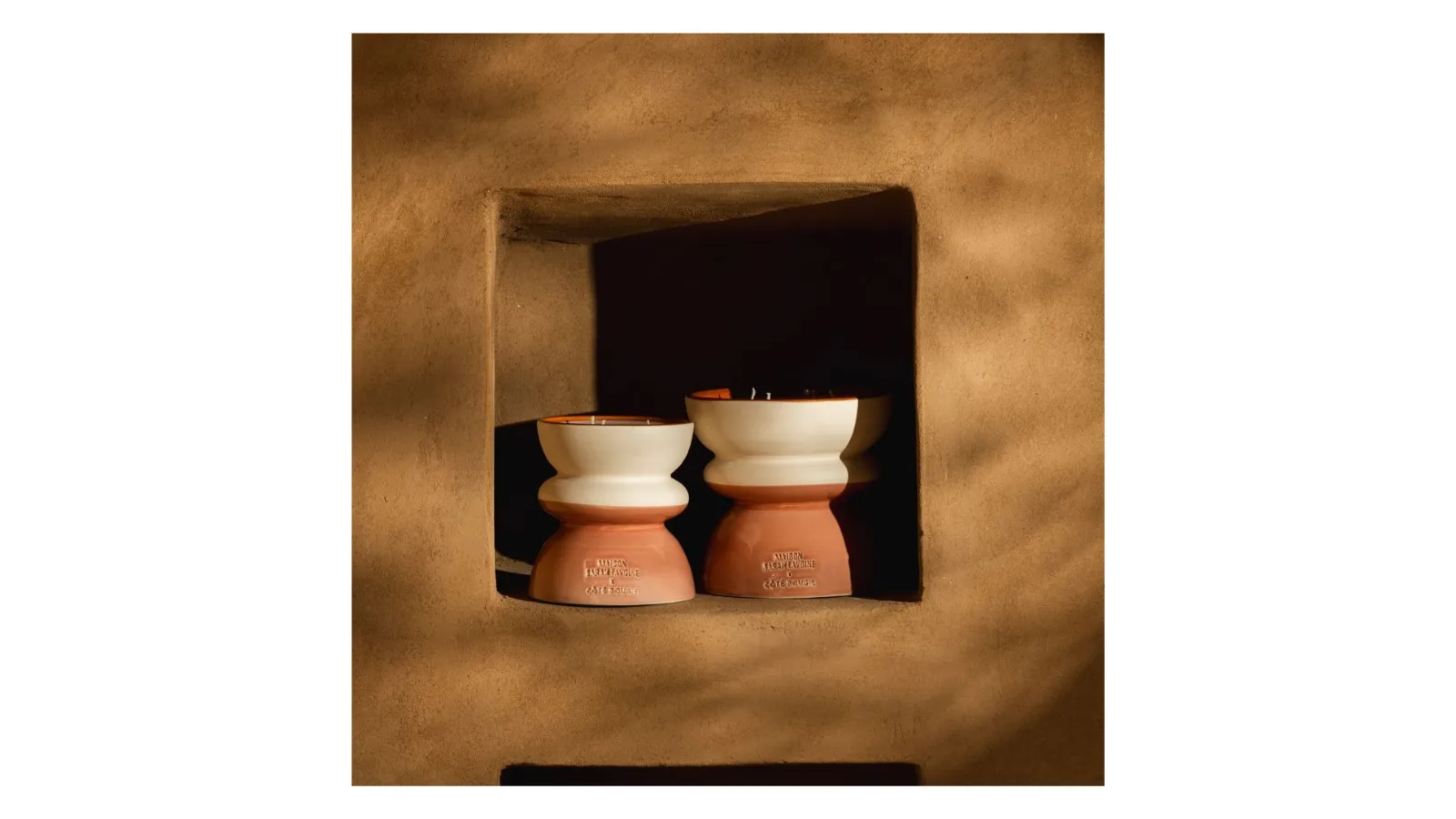 Candela Maison Sarah Lavoine Collection in ceramica di Côté Bougie