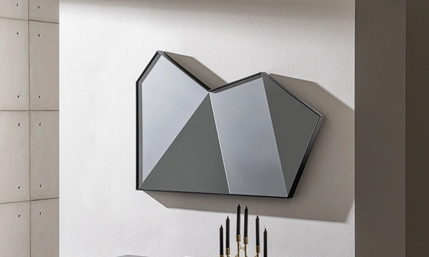 Specchiera Origani con cornice in metallo di Sovet