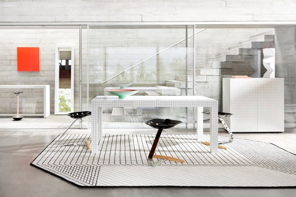 Tappeto Quaderna Carpet 150 di Zanotta