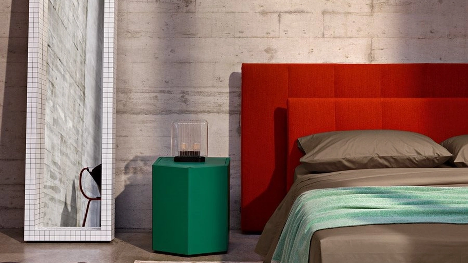 Specchio Quaderna Mirror 476 di Zanotta