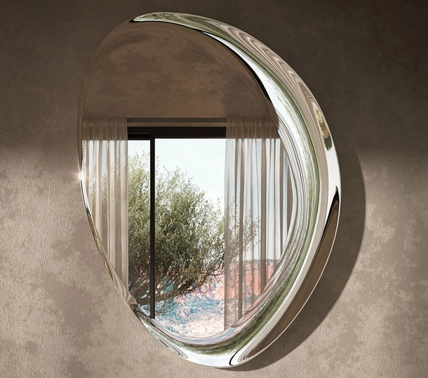 Specchio Ascot Magnum in cristallo specchiato di Cattelan Italia