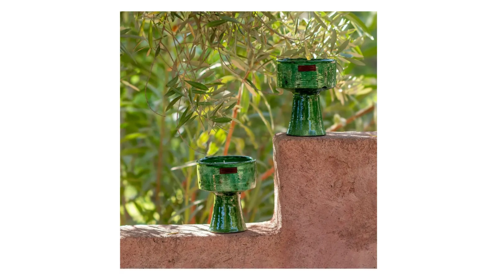 Candela Tamegroute Collection in ceramica di Côté Bougie