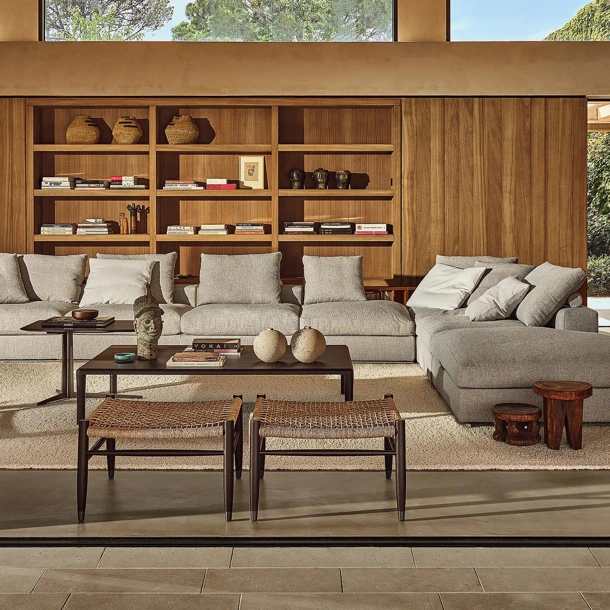 Tavolino in legno Kobo di Flexform