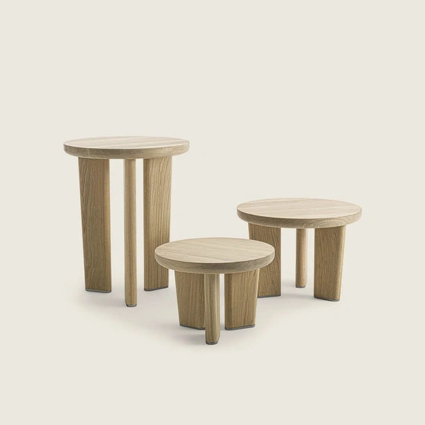Tavolino in legno massello Marquise di Flexform