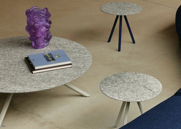 Tavolino Mini Heb con top in marmo di Desalto