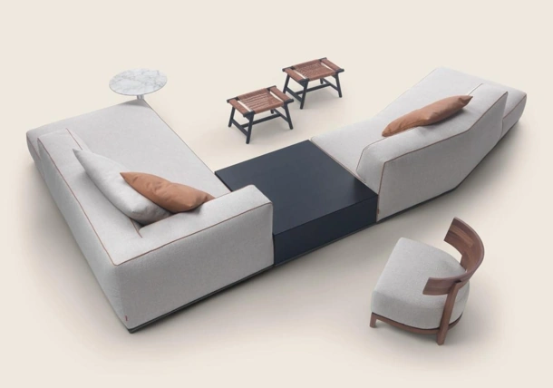 Tavolino in legno Perry di Flexform