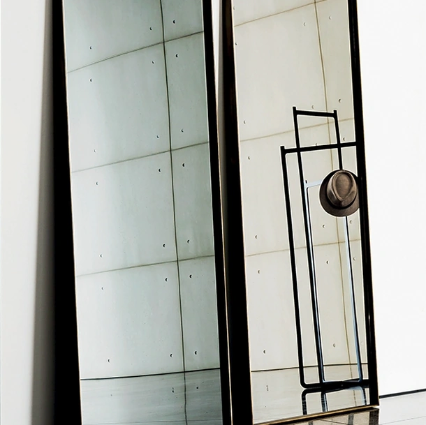 Specchiera Visual Rectangular con telaio in metallo laccato di Sovet