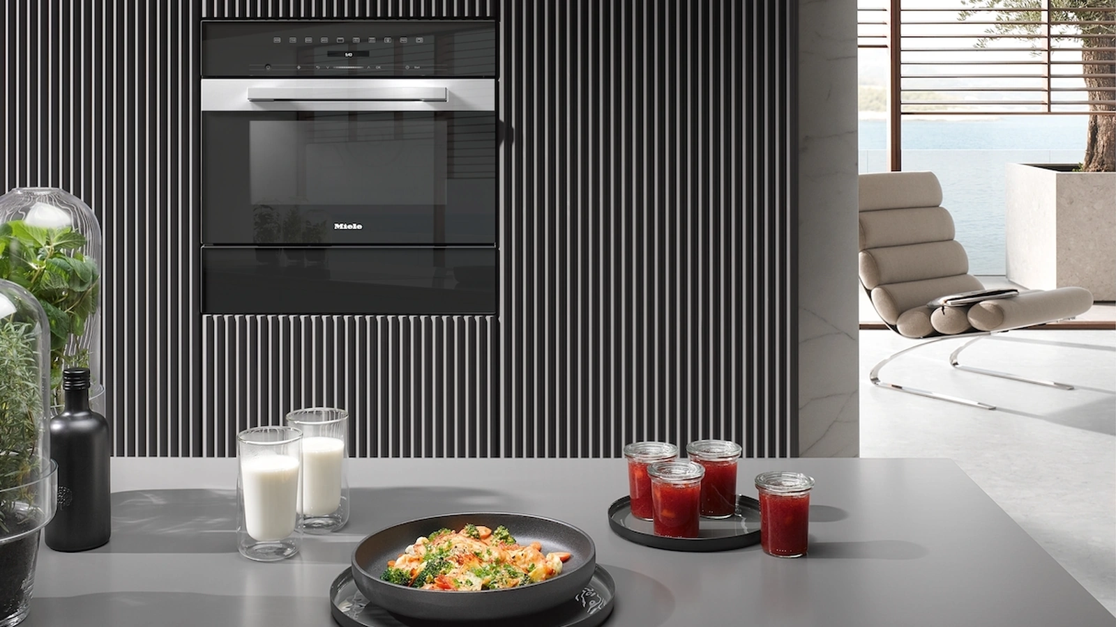 Forno a Microonde da incasso M 7244 TC di Miele