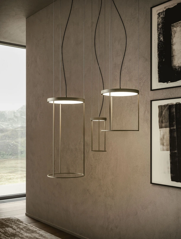 Lampada a sospensione Brassie Round di Ronda Design