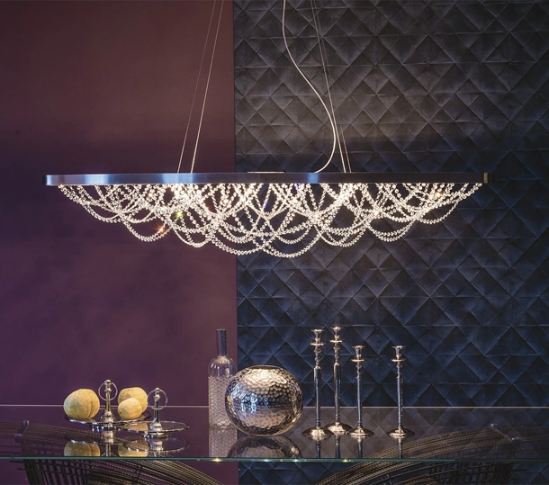 Lampada a sospensione Cristal di Cattelan Italia
