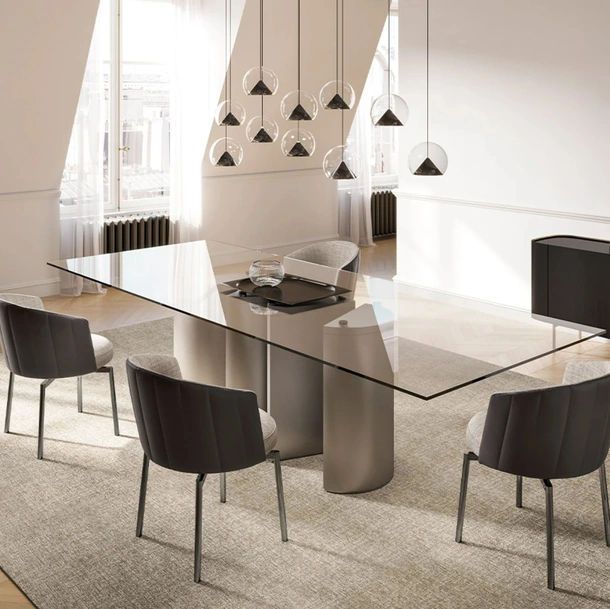 Lampada a sospensione Cherry in metallo e vetro di Eforma