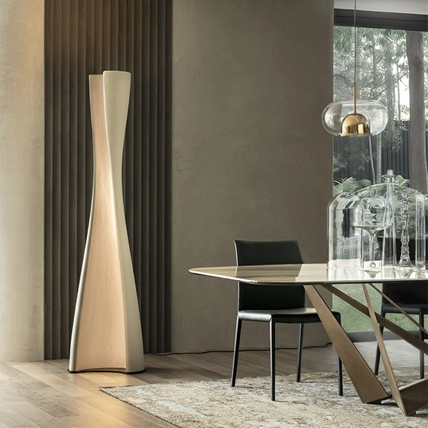 Lampada da terra in argilla Diploma di Cattelan Italia