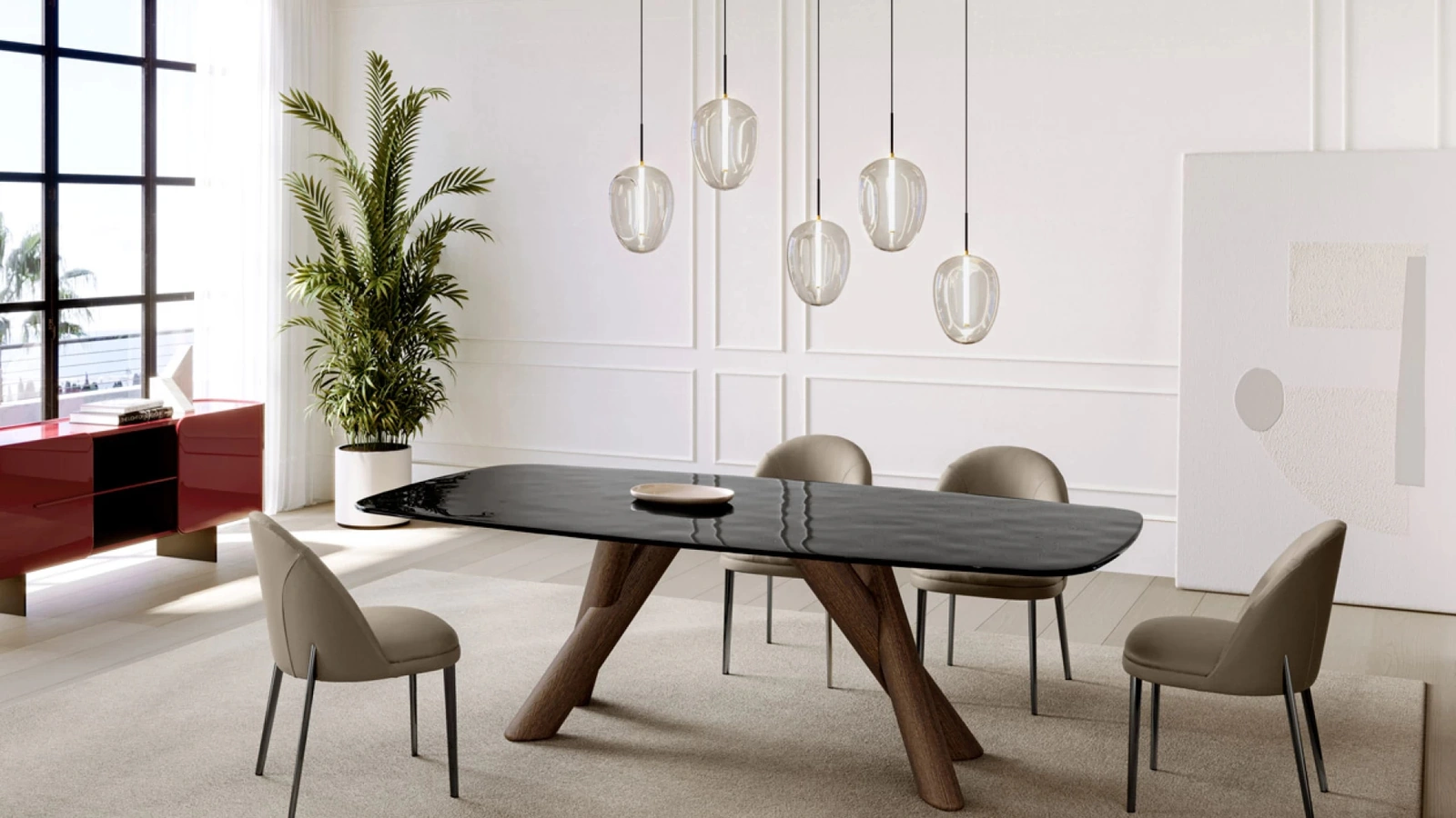 Lampada a sospensione Fos di Eforma