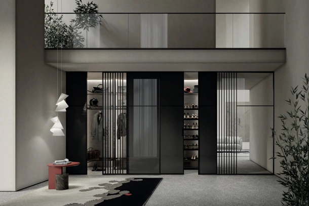 Cabina Armadio in laccato opaco Venere comp 306 di Doal