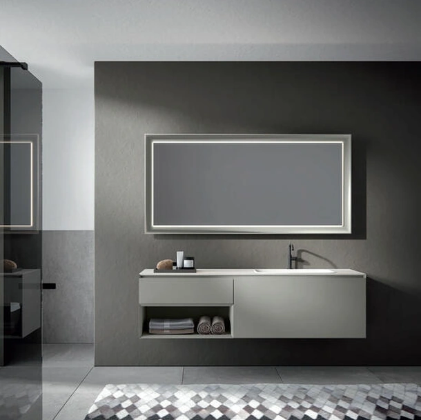 Mobile da Bagno sospeso laccato opaco Londra Chrono 2305 di Edoné