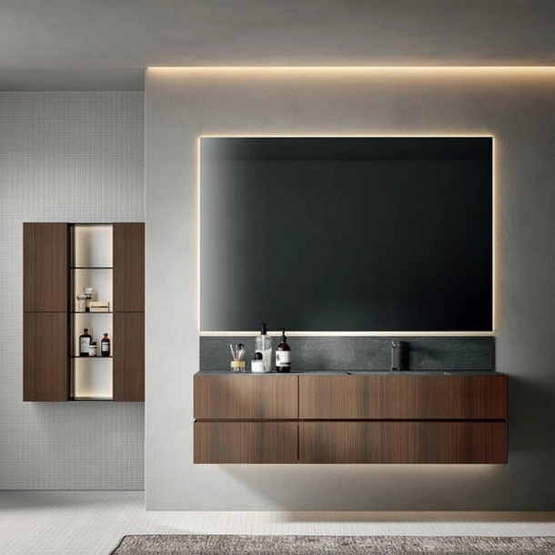 Mobile da Bagno sospeso Nike 2323 in essenza Eucalipto di Edoné