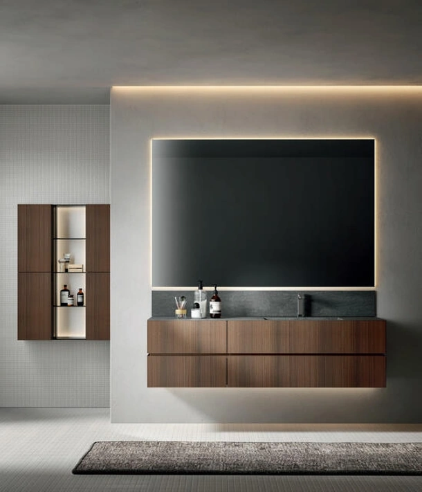 Mobile da Bagno sospeso Nike 2323 in essenza Eucalipto di Edoné