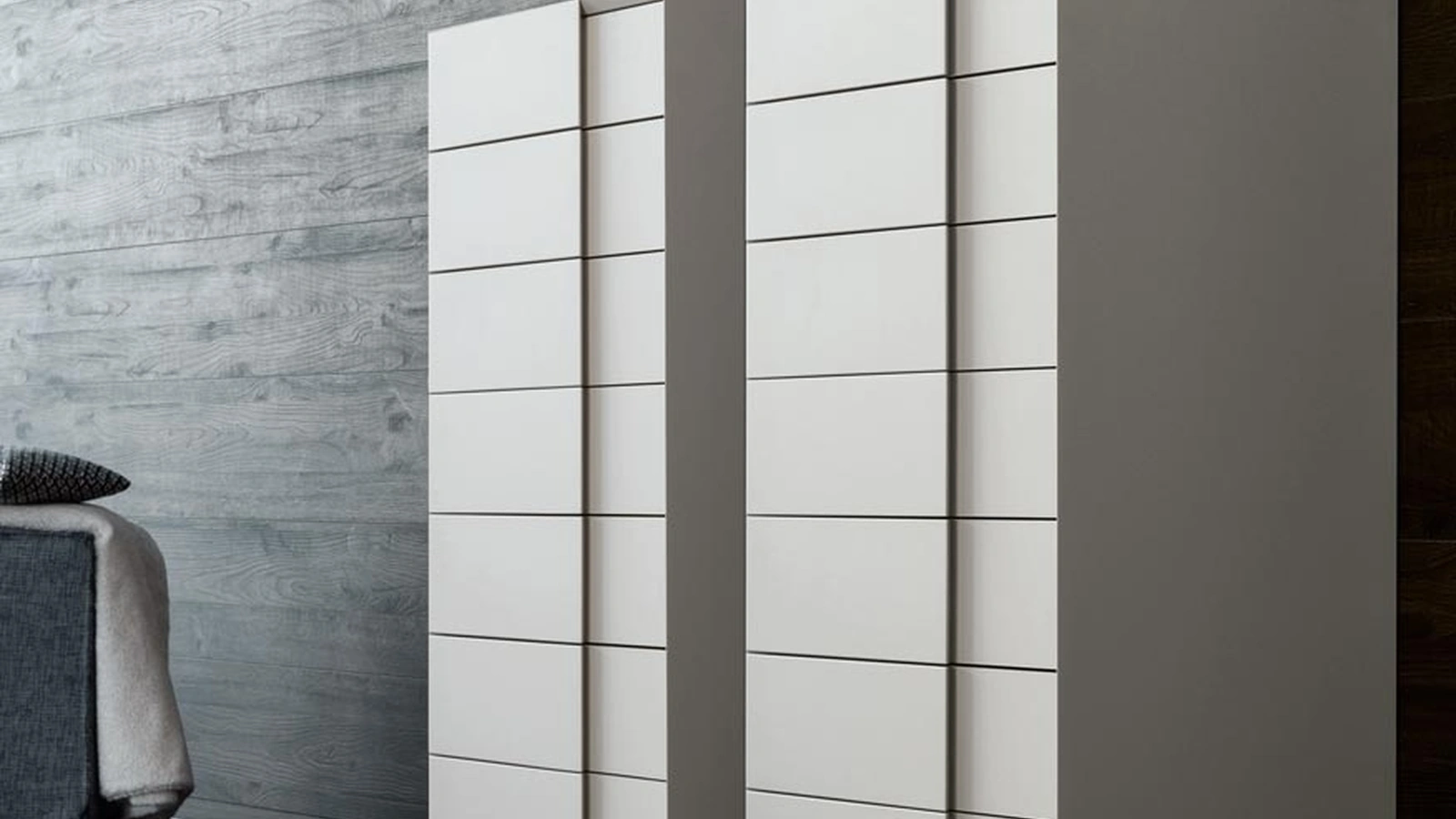 Settimanale Twist in legno laccato di Giellesse