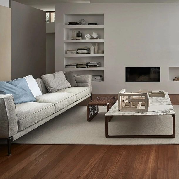 Divano lineare Adda di Flexform