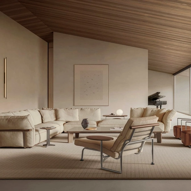 Salotto angolare Camelot di Flexform