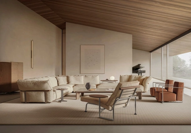 Salotto angolare Camelot di Flexform