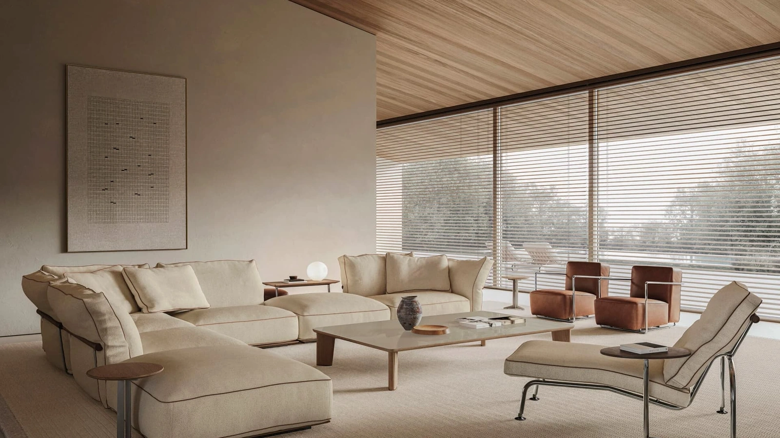 Salotto angolare Camelot di Flexform
