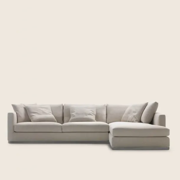 Divano con penisola Magnum di Flexform