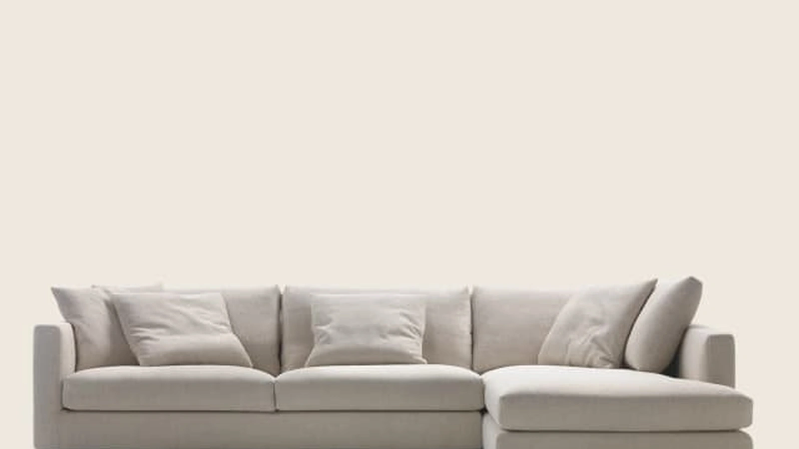 Divano con penisola Magnum di Flexform