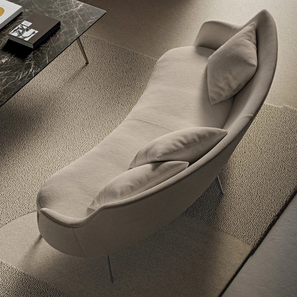 Divano lineare Guscio di Flexform