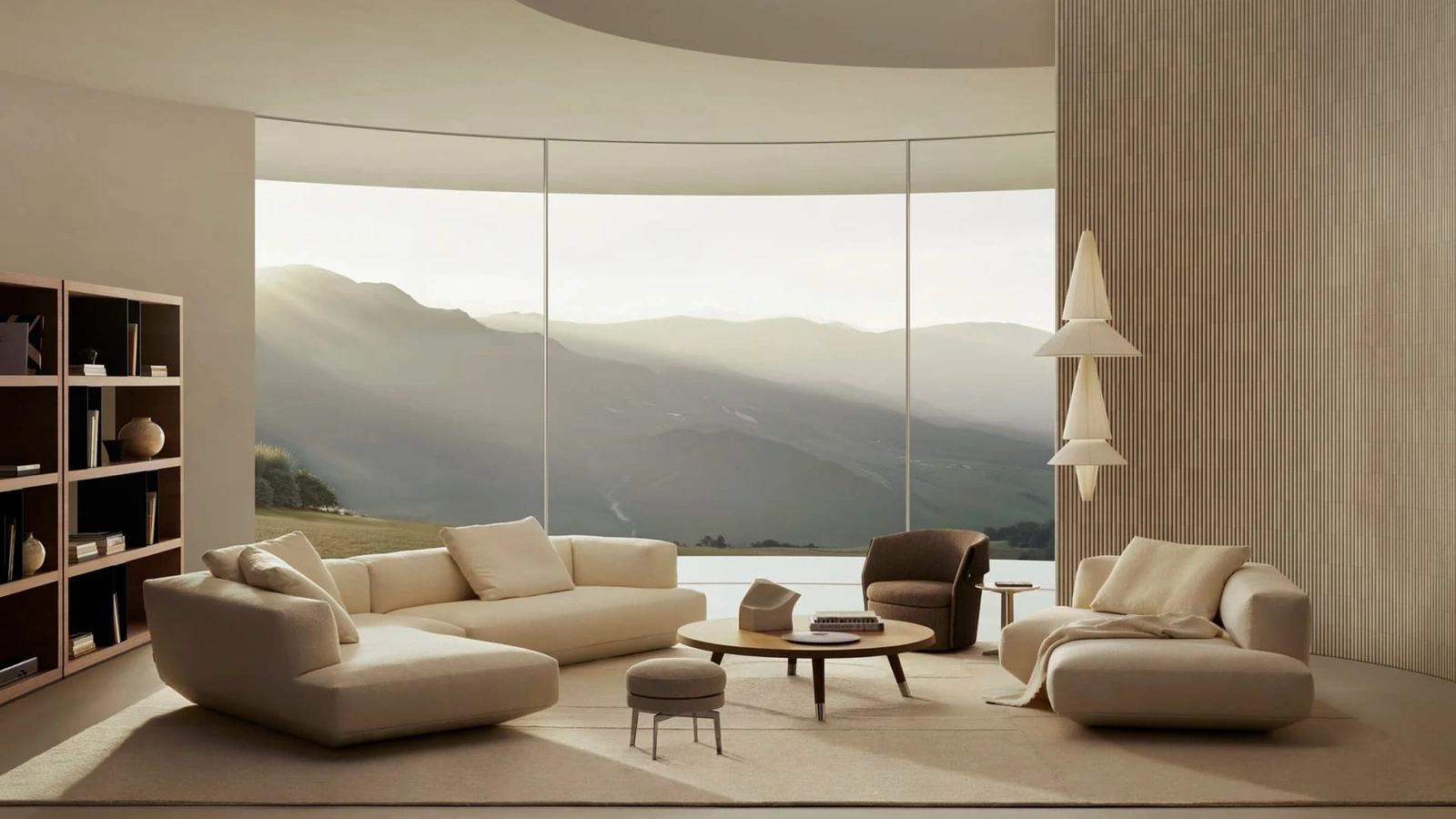 Divano angolare Loungescape di Flexform