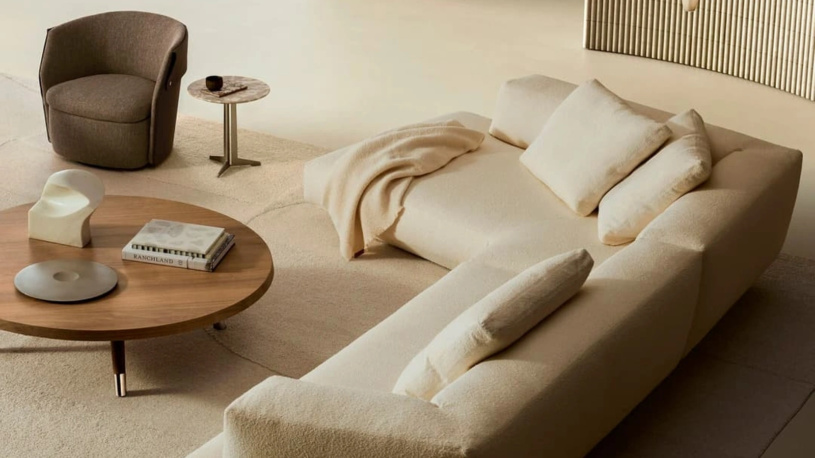 Divano angolare Loungescape di Flexform