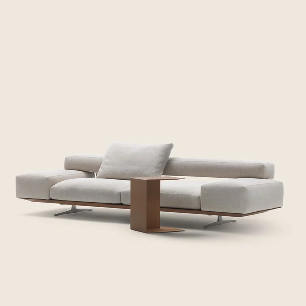 Divano lineare Wing di Flexform